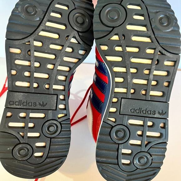 Adidas sneakers, women's size 8 1/2, red running shoes - Picture 8 of 12